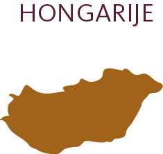 Hongarije wijnkaart