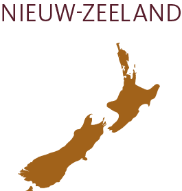Nieuw-Zeeland wijnkaart