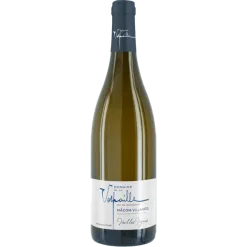 Fles Domaine de la Verpaille Mâcon Villages VV, witte wijn uit de Mâconnais, Frankrijk